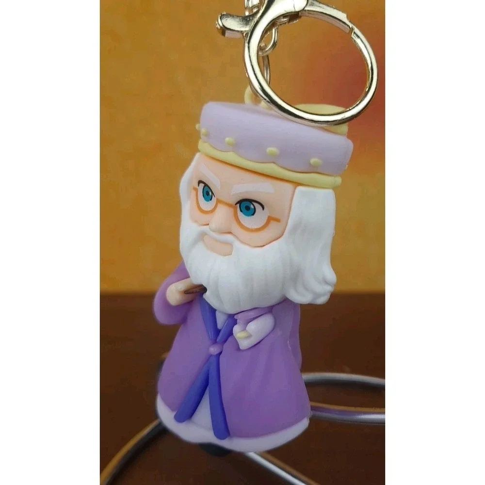 Harry Potter‎ Dumbledore Purple Keychain Backpack Clip PVC